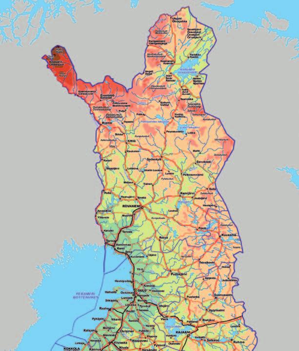 POHJOIS-SUOMEN YT SF-CARAVAN-alueet KITTILÄ MELLAJÄRVI RYYNÄSENNIEMI RANTATÄHTI