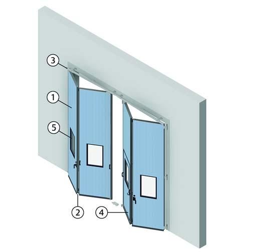 1. Kuvaus 1.1 Yleistä taitto-ovi on suunniteltu kestäväksi, vakaaksi ja lujaksi taitto-oveksi.