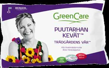 22 90 (26,90) GreenCare Puutarhan kevät 20 kg Suomen suosituin yleislannoite