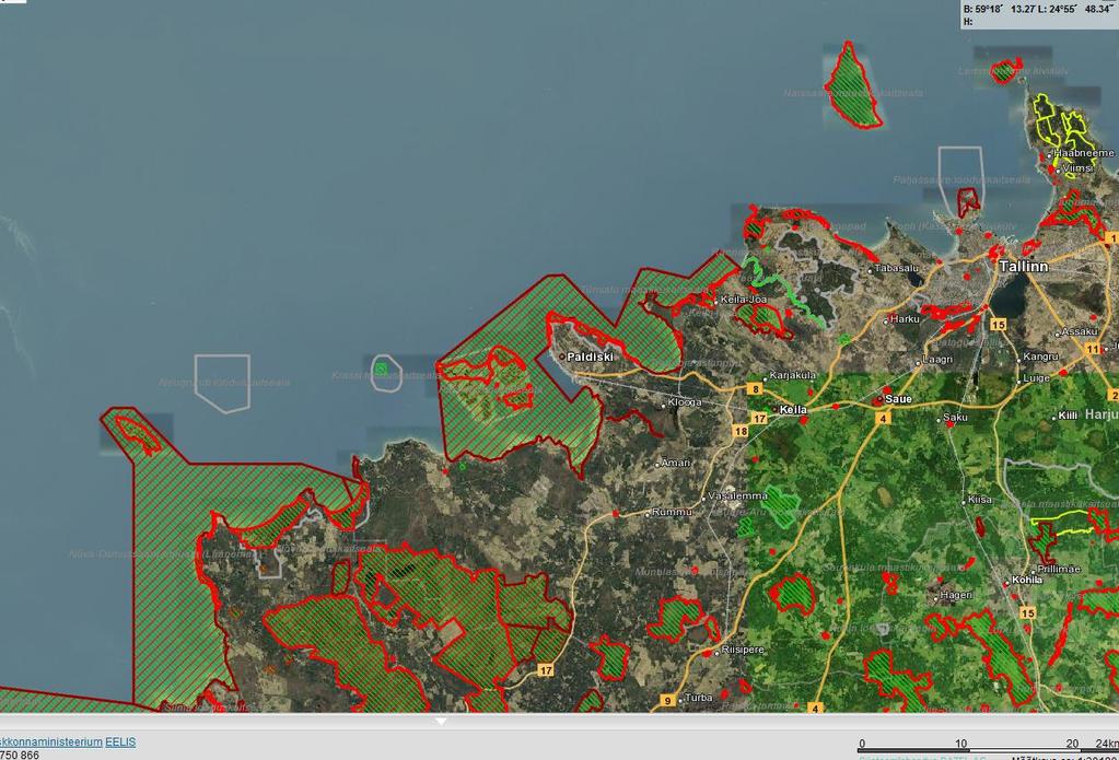 Pakrineeme Sadama OÜ Paldiski LNG terminali kai ehitamise vee erikasutusloa KMH 32 incarnata (sõrmkäpp, kahkjaspunane), Dactylorhiza incarnata (sõrmkäpp, kahkjaspunane), Orchis militaris (käpp, hall).