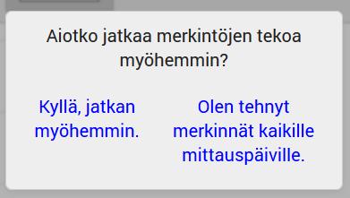 32 3.4.3 Mittauksen muokkaaminen Joissain tapauksissa mittaus saattaa vaatia muokkaamista ennen raportin luomista.