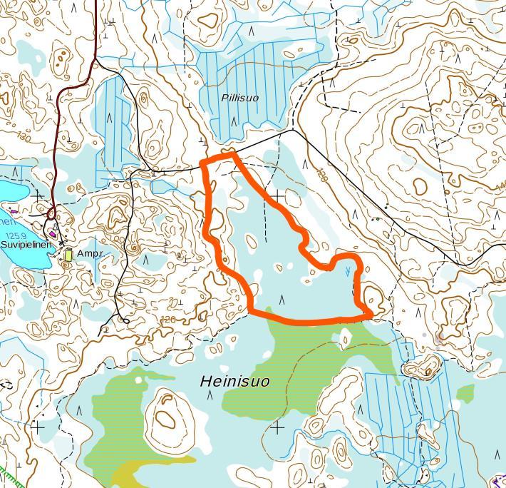 east. In the beginning and in the end the path goes mostly in dry peaty forest with pines and spruces.