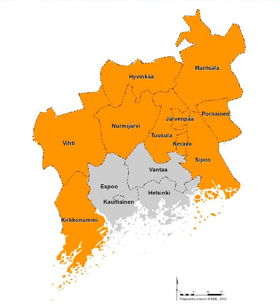 Maakuntakaavat KUUMA-seutu UUDENMAAN MAAKUNTAKAAVA Uudenmaan maakuntakaava kattaa koko maakunnan alueen ja se sisältää kaikkien maankäyttömuotojen osalta alueidenkäytön ja yhdyskuntarakenteen