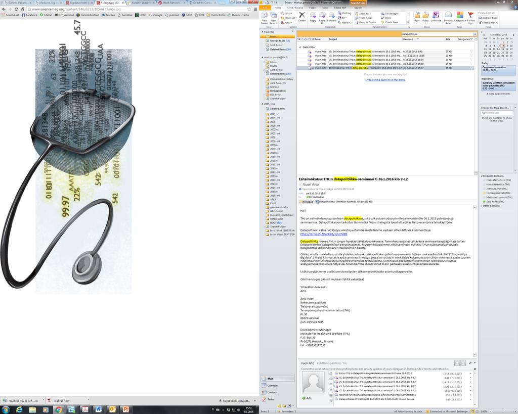 Biopankit ja Big Data terveydenhuollossa: onko open science magic bullet?