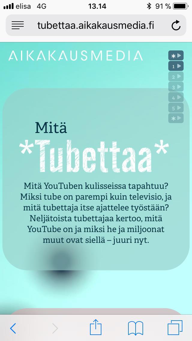 yleisönä.