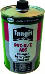 Tangit-liima ja -puhistusaine PF 2 28 473 TANGIT PVC-C-liima Kooi 200 015 106 0 0,700 PF 2 28 473 TANGIT-puhistusaine PVC-U-,