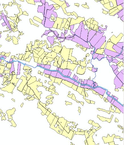 Muodostettuihin sarakeisiin distu5m, distu10m ja distu20m, lasketaan kasvulohkon etäisyys vesistöön valitsemalla vesistöjen ympäriltä kaikki sarakkeen osoittaman etäisyyden sisään