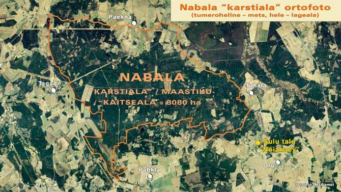 Seega karsti kaitseks planeeritava Nabala maastikukaitseala territooriumil karstinähtused praktiliselt puuduvad. Miks see nii on?