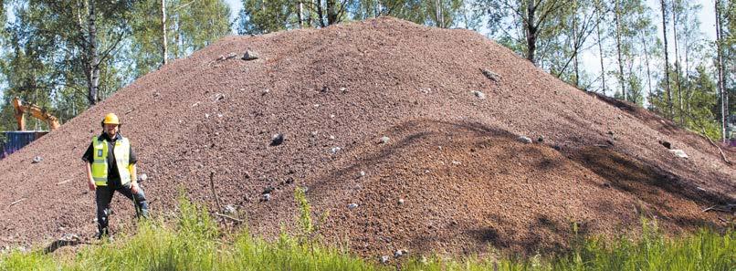 Rakenteesta kaivettavan kevytsoran hyödyntäminen kevennyksenä tai eristeenä on mahdollista saman rakennustyömaan sisällä.