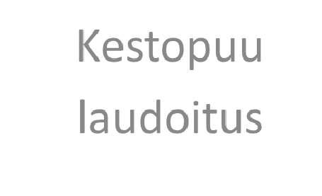 Parveke vaihtoehdot Lämpökäsitelty mänty Kestopuu laudoitus tehdään lämpökäsitellystä männystä.