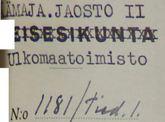 Madrid, helmi kuun 5. p:nä 1940.
