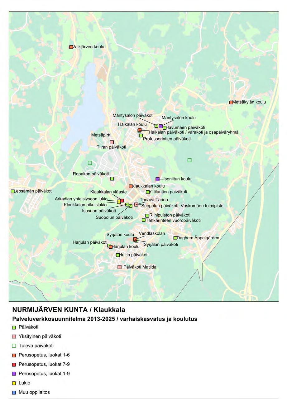 NURMIJÄRVEN KUNTA LIITE 9A Liite 9A.
