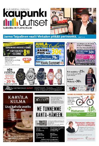 SANOMALEHTIDUO Hämeen Sanomat + Forssan lehti tavoittavat alueelta yhteensä 90 000 ostovoimaisinta lukijaa