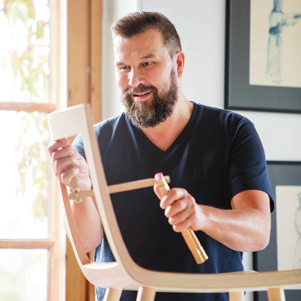 now Anttila and his team are ultimately responsible for the collection. And everything related to it, from marketing to fair stands.