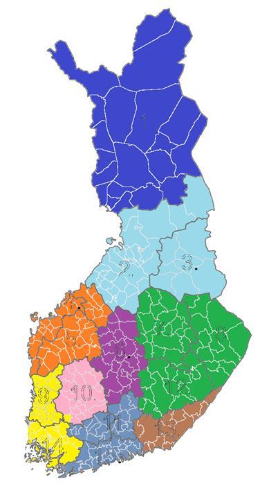 6 Nykytilanne Valtin tienpidn ja liikenteen alueellisia tehtäviä hitavat Liikennevirastn hjauksessa ne yhdeksän ELY-keskusta, jissa n Liikenne ja infrastruktuuri -vastuualue Lapin ELY-keskus (Lapin