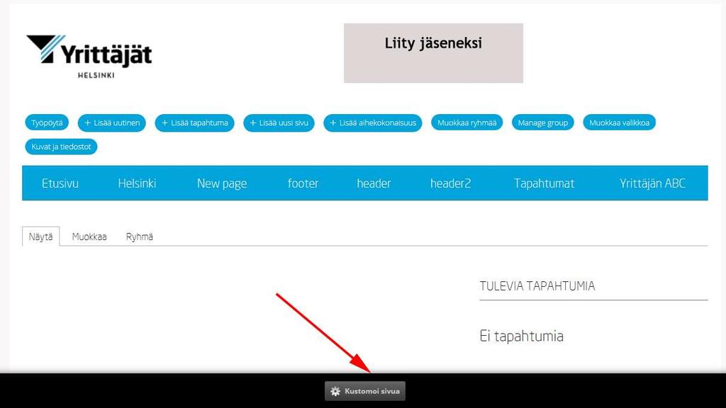 Kirjat: Tästä pääset muokkaamaan/ siirtämään omien kirjojesi sisältöjä raahaamistoiminnolla. 3.