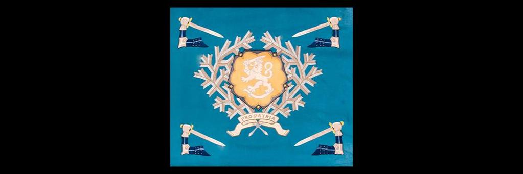 Tiesitkö, että Suomen Reserviupseeriliiton lipun on suunnitellut taiteilija ja
