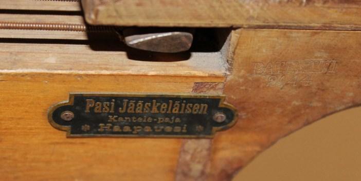 Kanteleessa on ilmeisesti Jääskeläisen patentin mukainen