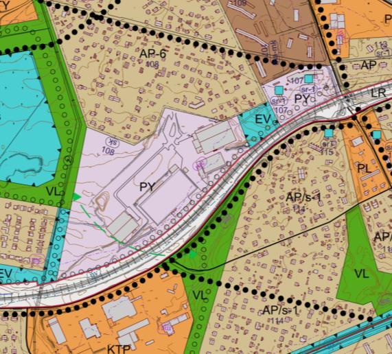 4.2017) Lappeenkadun sijaintivaihtoehto sijaitsee keskustoimintojen alueella (C-1). Lappeenkatu on kaavassa osoitettu korttelin alittavana pääkatuna.