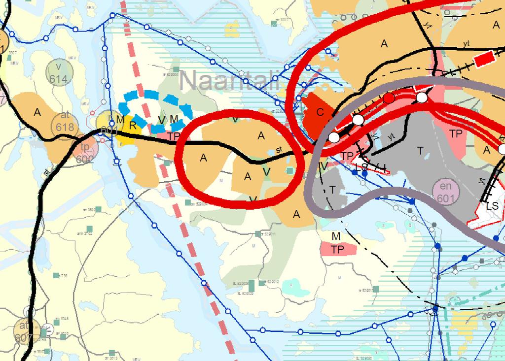 1 3 5 2 4 Varsinais Suomen taajamien maankäytön, palveluiden ja liikenteen vaihemaakuntakaava. Epävirallinen yhdistelmäkartta 23.4.2018.