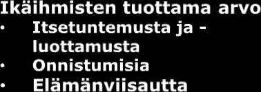 Nuorten ja ikäihmisten yhteispeli tuottaa yhteiskunnallisesti tärkeää tulevaisuuden arvoa.