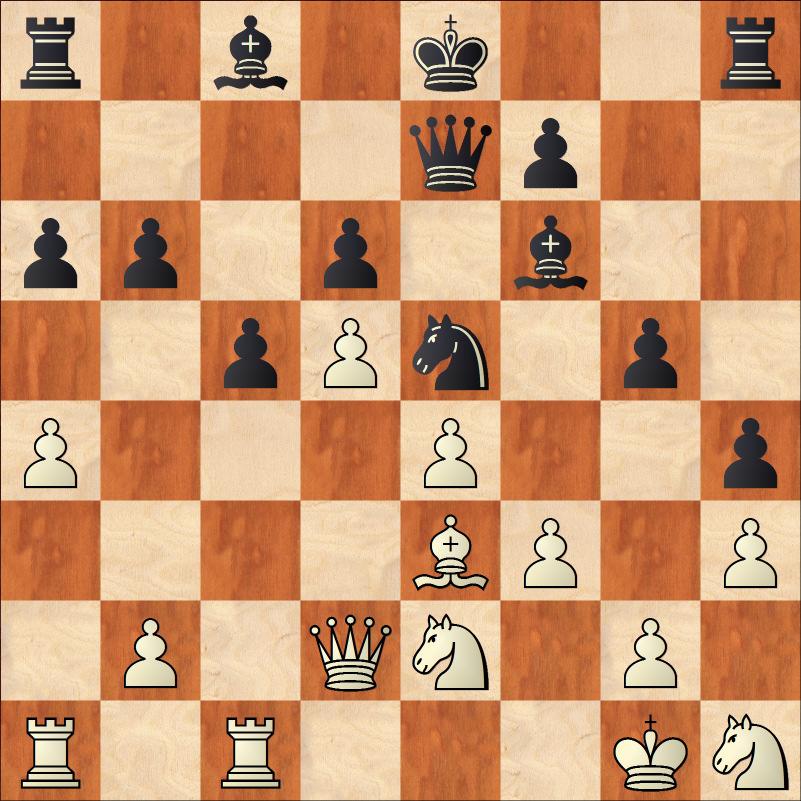 ChessBase Printout, Sauli Tiitta, 0..0 Rxf+.Lxf Dxf-+ )...Lf ] 9...Lf [ 9...Rxe+ 0.Rxe f.lf 0-0= ] 0.Lf Rxe+.Rxe g.le? [.Lh Ld.Rf 0-0 ]...Lxh!.Kf [.gxh Rxf+.Kf Rxd+ ]...Ld.a b.lxc? Rc? [...dxc.d De.