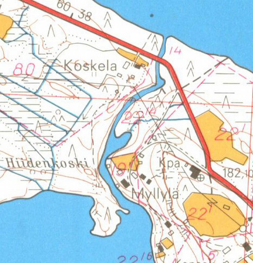 eteläisempi on vielä pystyssä ja hyväkuntoinen (ks. kohde 4. Myllylä 2).