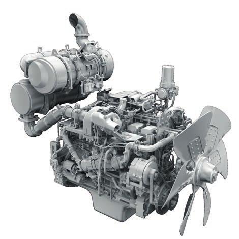 SCR KCCV Komatsu EU Vaihe IV VGT Komatsun EU Vaihe IV moottori on taloudellinen, luotettava ja tehokas.