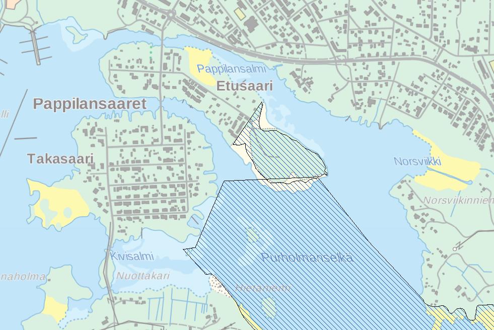 4. Natura 2000 -alue Lupinlahden pinta-alaltaan 393 hehtaarin Natura-alue (FI0425001) muodostuu kahdesta erillisestä lahdesta, Purholmanselästä (kartta 2) ja Lupinlahdesta.
