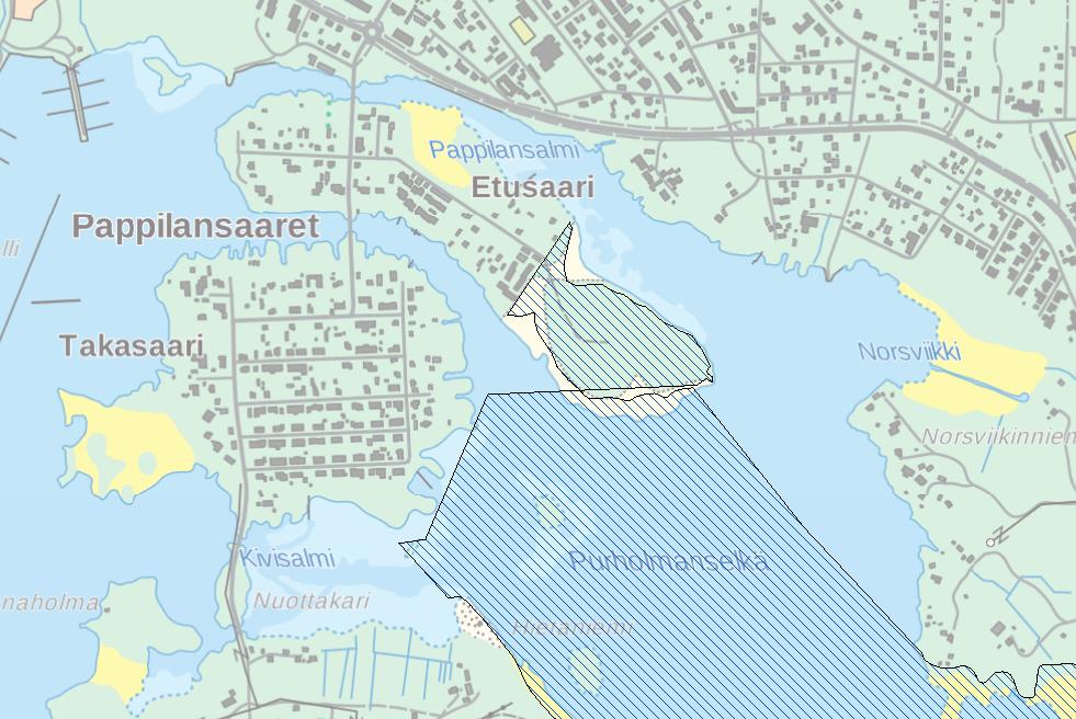 4. Natura 2000 -alue Lupinlahden pinta-alaltaan 393 hehtaarin Natura-alue (FI0425001) muodostuu kahdesta erillisestä lahdesta, Purholmanselästä (kartta 2) ja Lupinlahdesta.