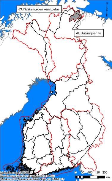 9.4.2018 Tulvariskien alustava arviointi Näätämöjoen ja Uutuanjoen vesistöalueilla II