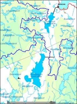Vuonna 1952 rakennettu ja norjalaisen Pasvik Kraftin omistama voimala sijaitsee Varangin vuonolla Gandvikissa Näätämöjoen vesistöalueen ulkopuolella (kuva 13).