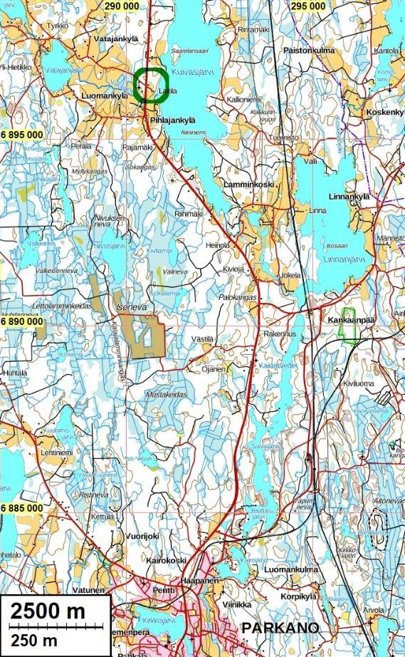 2 Sisältö Perustiedot... 2 Yleiskartat... 3 Vanhoja karttoja... 6 Inventointi... 8 Tulos... 9 Lähteet... 10 Löytöpaikka... 11 1 PARKANO LAITILA.