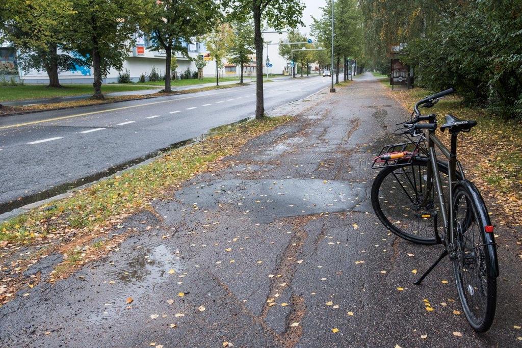 Pyöräilyväylien kunnossapito on tärkein yksittäinen liikuntamahdollisuuksia edistävä toimi Aikuisväestön toiseksi tärkein liikuntapaikka on