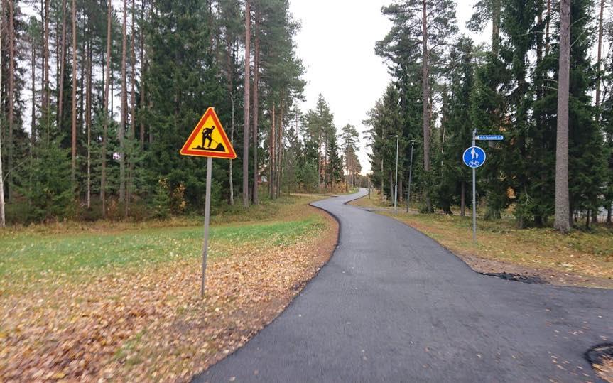 Pyöräteiden pintausohjelma Pääpyöräreitit (101km) inventoitu ja korjaustoimenpiteet määritetty