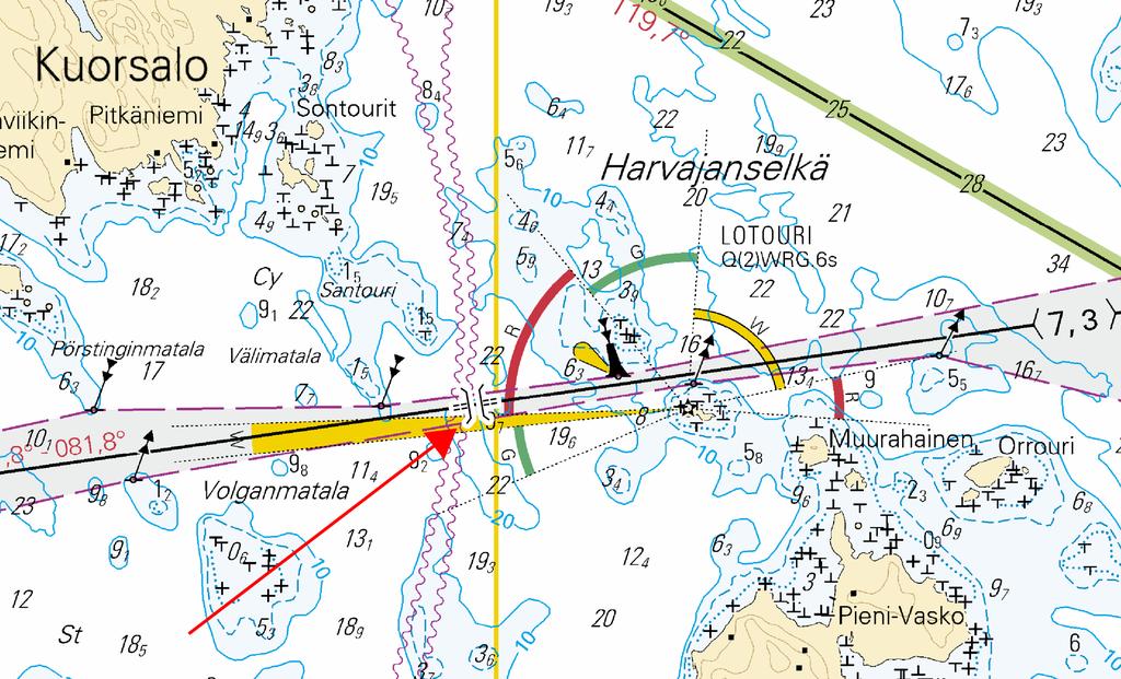 *345 /2017 (2017-11-20) Suomi. Suomenlahti. Hamina. Kuorsalo. Santion väylä (7.3 m). Väylät Finland. Finska viken. Fredrikshamn. Kuorsalo. Santioleden (7.3 m). Farleder Finland. Gulf of Finland.