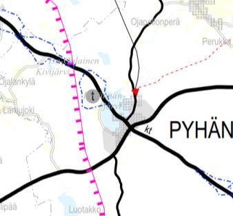 Pyhännänjärven pohjoispuolitse on osoitettu moottorikelkkailureitti tai -ura, ja Kestiläntien kohdalta pohjoiseen on 2.