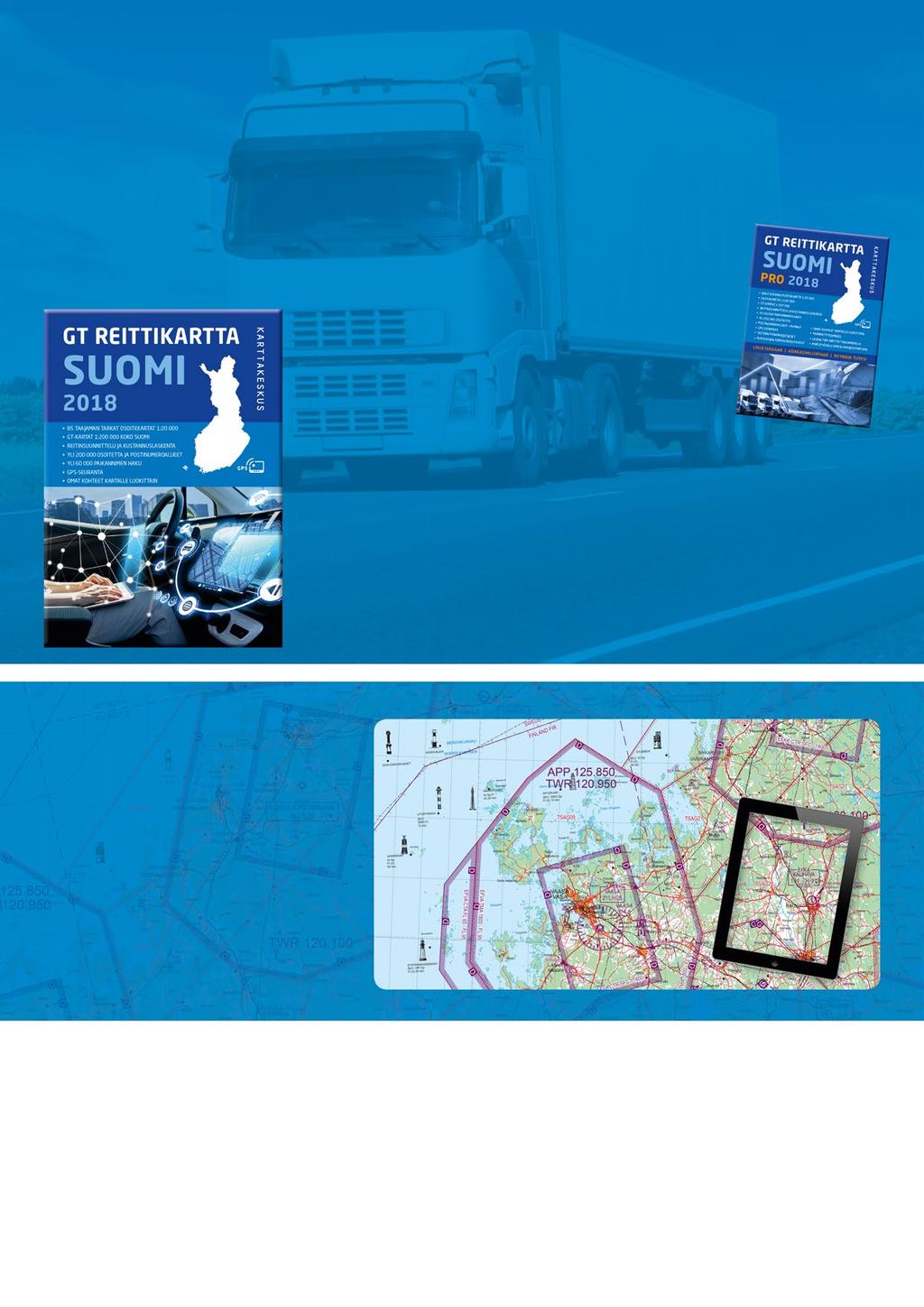 Reittikarttaohjelmat 34 Lisätehoja logistiikkaan Mikä on kustannustehokkain reitti saavuttaa asiakkaasi? Entä lyhyin tai nopein? Haluatko nostaa asiakkaasi kartalle?