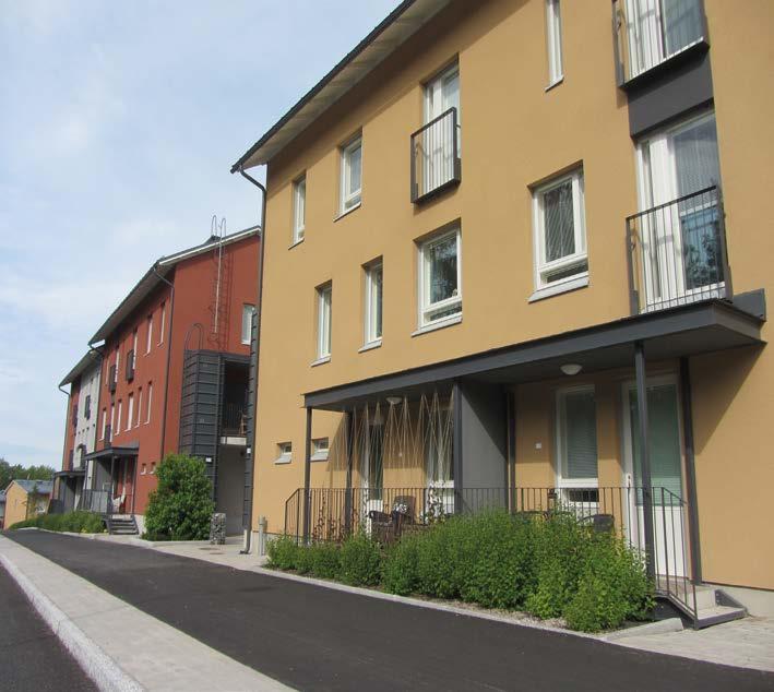 Pienten asuntojen osuus asuntotuotannosta yli puolet Espoon asuntokannasta 40 % on yksiöitä ja kaksioita (kuva 9).