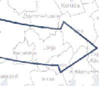 Sivu 21 VASTUULLISUUS TURKU RAUMA < 75 MIN TURKU PORI < 2 H VAASA RESURSSIVIISAUS SAAVUTETTAVUUS YHTEISTYÖTAIDOT KESTÄVÄ KÄYTTÖ TURKU TAMPERE TAMPERE < 1,5 H