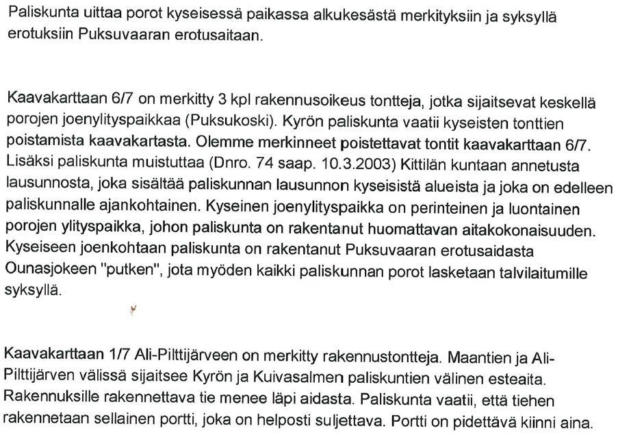 lausetta Tähän lakiin liittyvässä kartassa olevan rajan pohjoispuolella sijaitsevat valtion