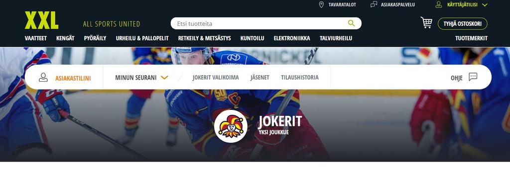 1. Klikkaa jäsenet valikkoa