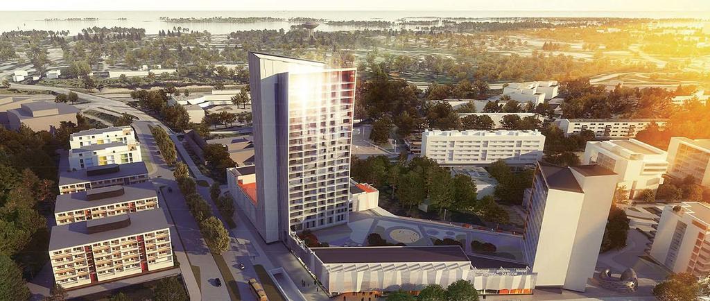 Taiteilijan näkemys Espoon Kulmaniitty Kaupat ja palvelut Päivittäistavarat noudat kätevästi alueella sijaitsevasta kauppakeskus Niitystä.