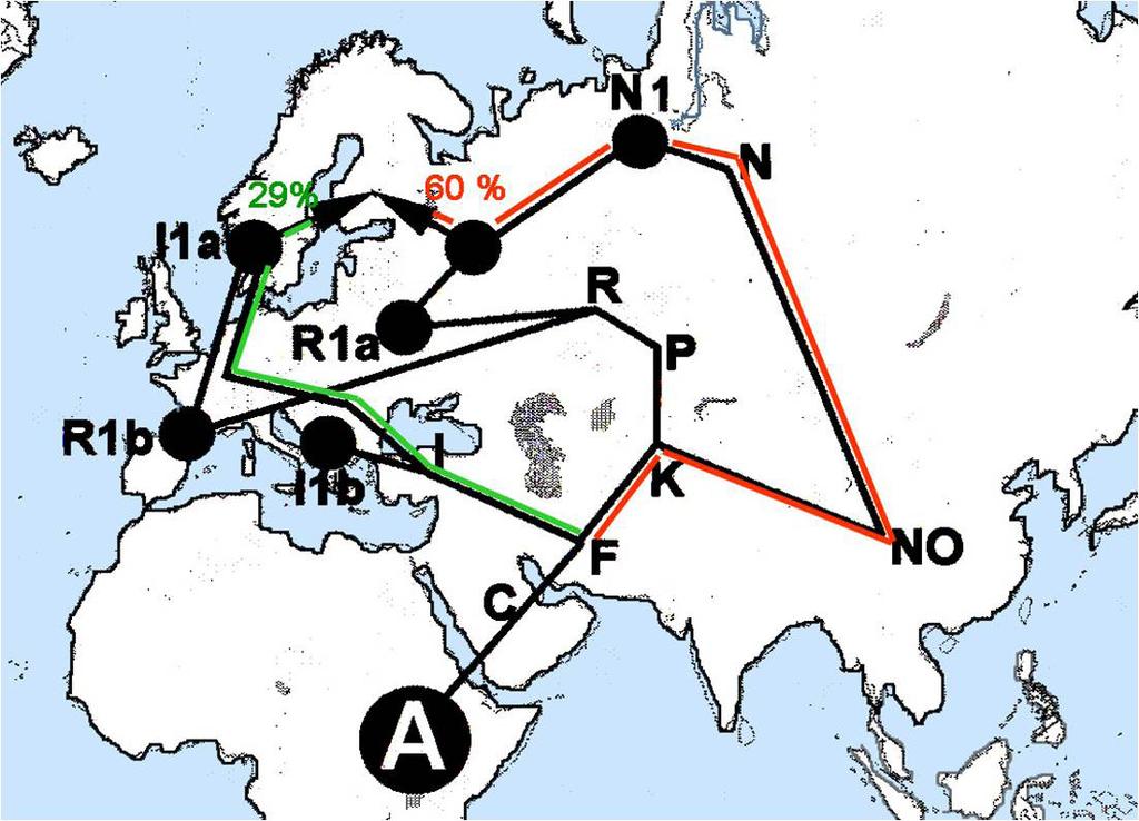 Afrikassa elänyt ihminen lähti asuinseudultaan Kenian savanneilta liikkeelle noin 50.000 vuotta sitten (nykytutkimus viittaa siihen, että se tapahtui jo jonkin verran aikaisemmin).