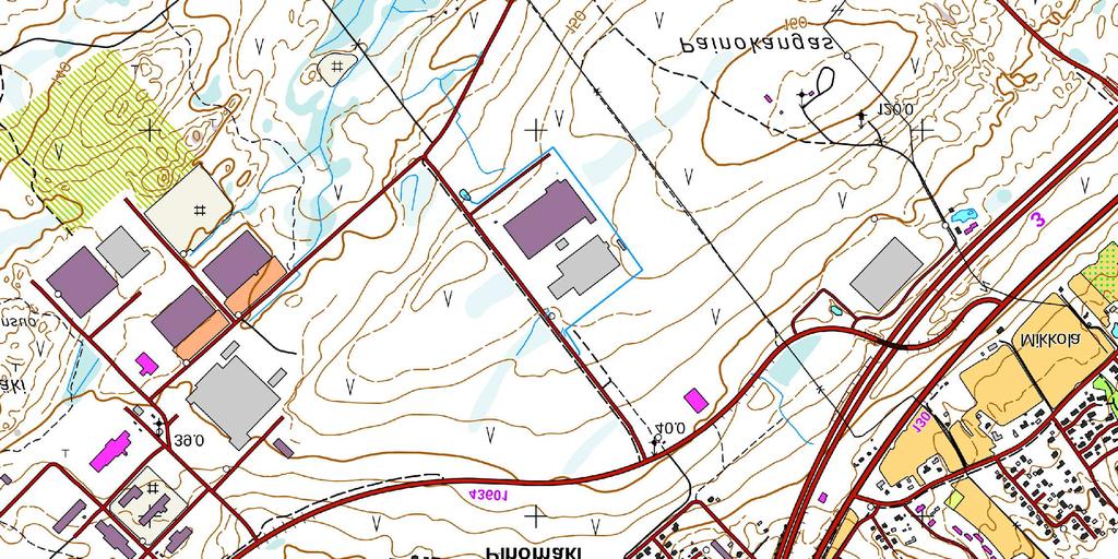 1.8 1.7.1 1.7 1.7.2 Valuma-aluerajat Moreenin tulevan maankäytön mukaan.