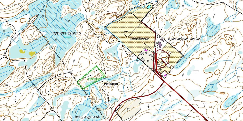 4 1 P TAIPALEENTIE, HÄMEENLINNA HULEVESISELVITYS LIITE 3. Maankäytön muutos 1:10 000 (A3) 20.9.