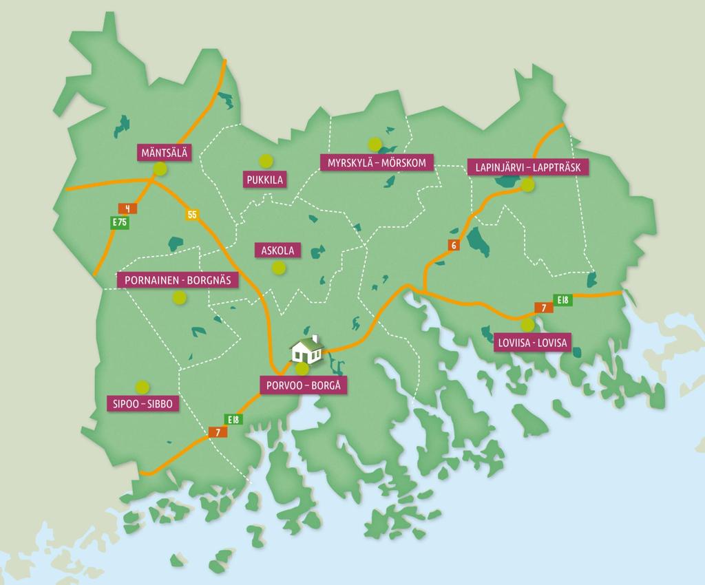 Toiminta-alue - Veksamhetsområdet Askola