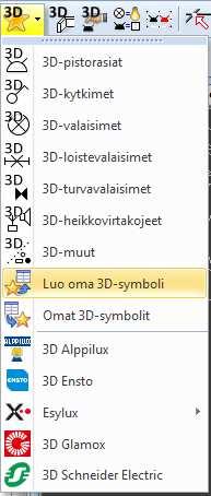 23 Kuva 14. Oman 3D-symbolin luominen Kuva 15, Oman 3D-symbolin luominen 3.