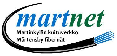 3.8. Martnet palvelusopimusehdot MARTNET OSK:N YLEISET PALVELUSOPIMUSEHDOT Näissä ehdoissa on huomioitu Tietoliikenteen ja tietotekniikan keskusliiton, FiCom Ry:n, Kuluttaja-asiamiehen sekä