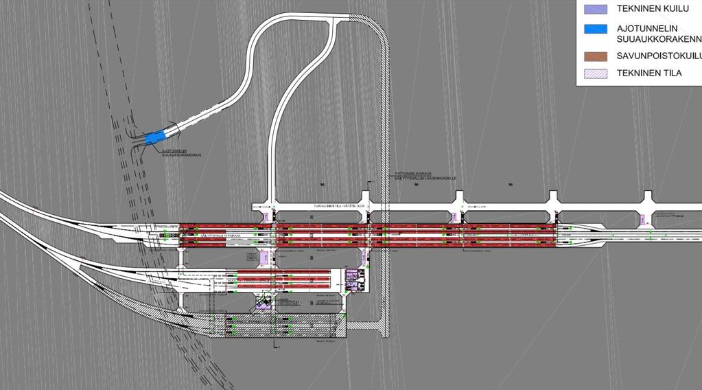 Sammalvuoren metrovarikko työyhteenliittymä Sammalvuori (Kalliorakennus-Yhtiöt Oy, EM Pekkinen Oy, Konevuori Oy ja Aro- Systems Oy)